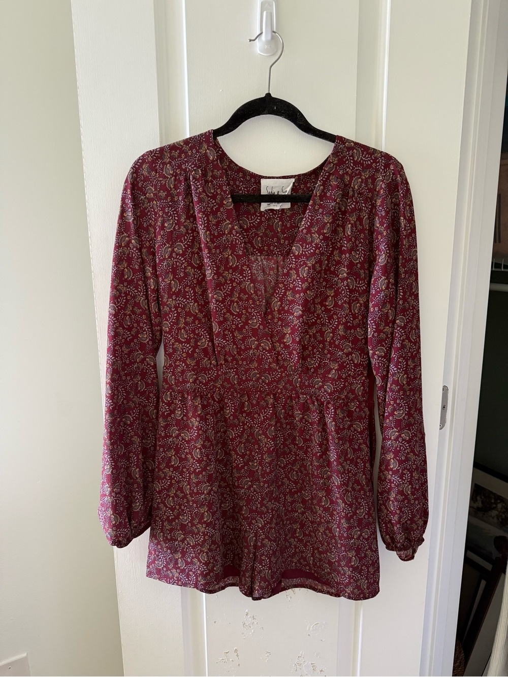 long sleeve romper